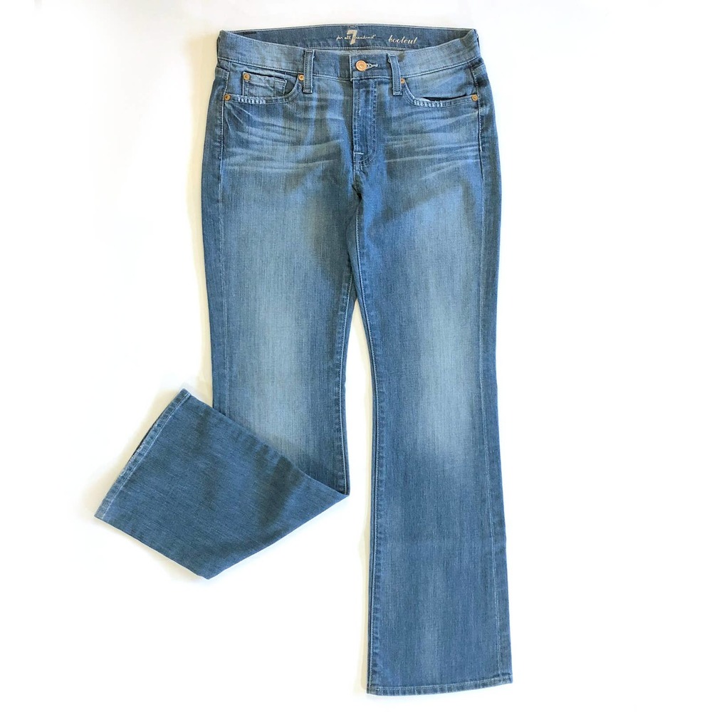 7 For All Mankind Blue Bootcut women's Jeans Sz28